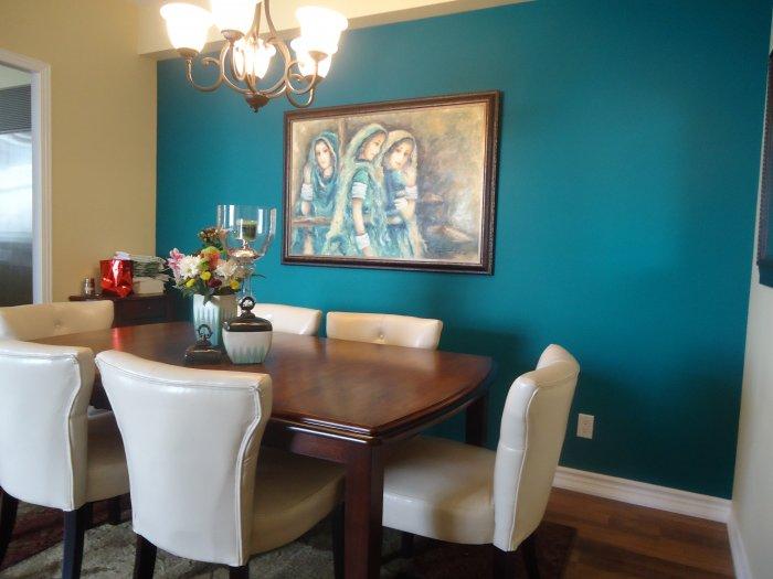 Dining Room Accent Wall Ideas for Color Combination Founterior