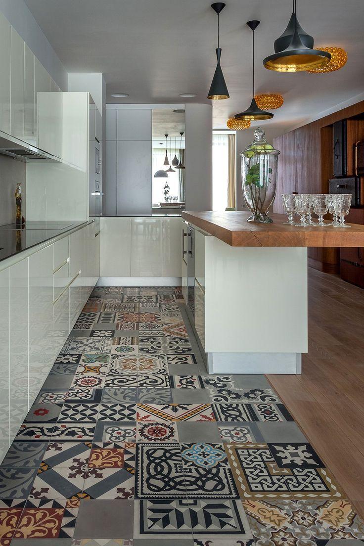 Floor Tile Patterns for Bathroom, Kitchen and Living Room