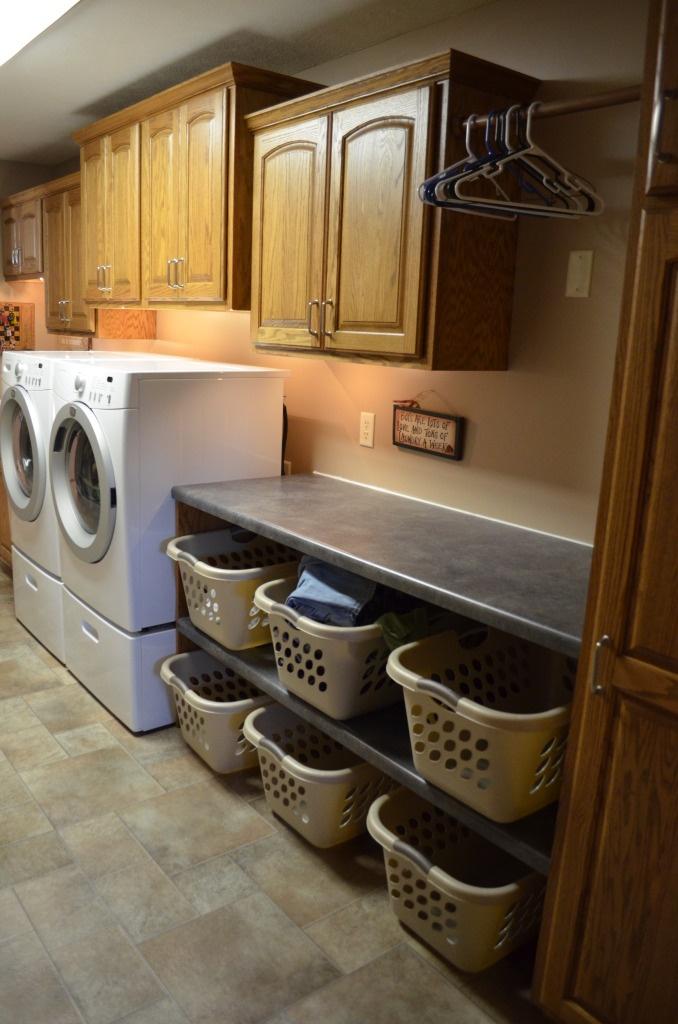 Laundry Room Ideas for Baskets, Cabinets and Racks | Founterior