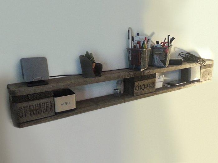 Pallet Shelves for Living Rooms and Entryways  Founterior
