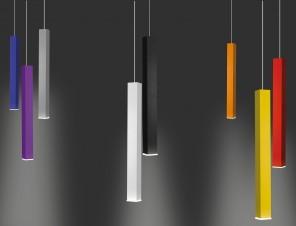 Miyako aluminum lamps are equipped with LED and fluorescenr lighting. Design: Studio 63