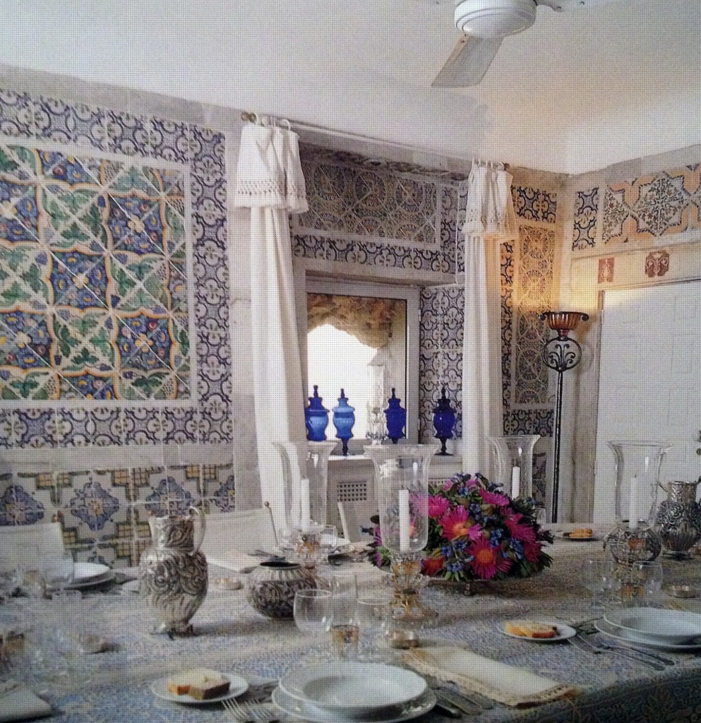 dining room in arab and roman style