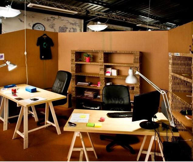 Wokring space with two desks.