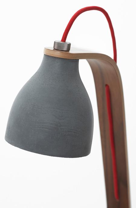 The design of this lamp is unique.