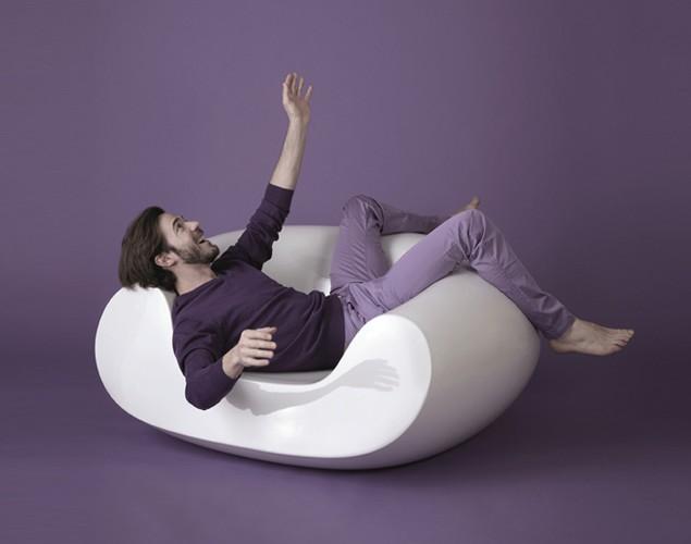 Futuristic design of furniture by Slide.