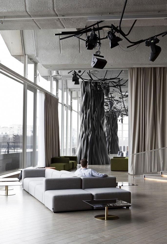 Lounge Cafe - Modern Club Interior Design - Electric, Paris