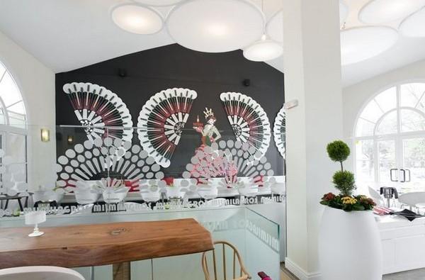 Wall - Creative Flamenco Dancer Decoration in Malaga Restaurant