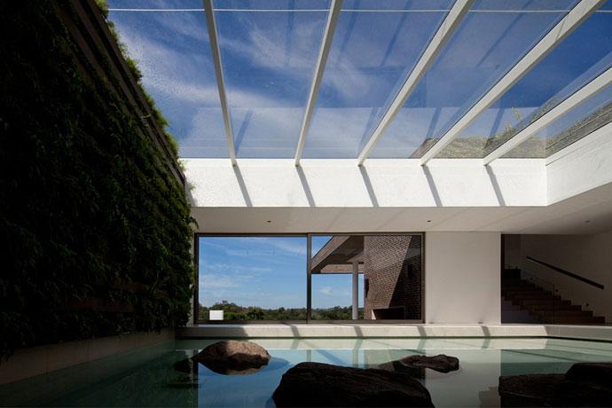 Artificial Pond - Luxury Countryside Contemporary House near Sao Paulo