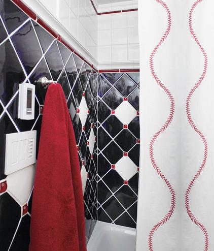 Bathroom Design - Unique Sports Home Decor Ideas for Baseball Fans