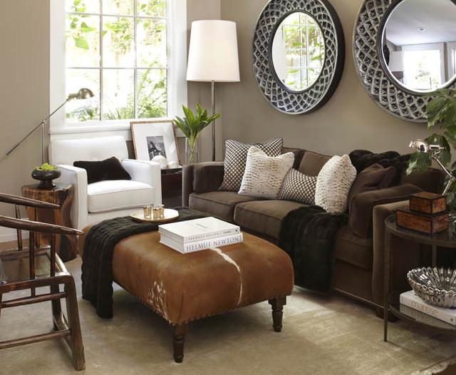 Living Room - Latest Interior Design Trends in Brown Color