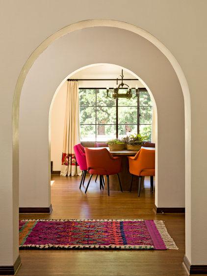 Colorful Hallway Carpet - Using the Right Chair Design when Decorating Rooms