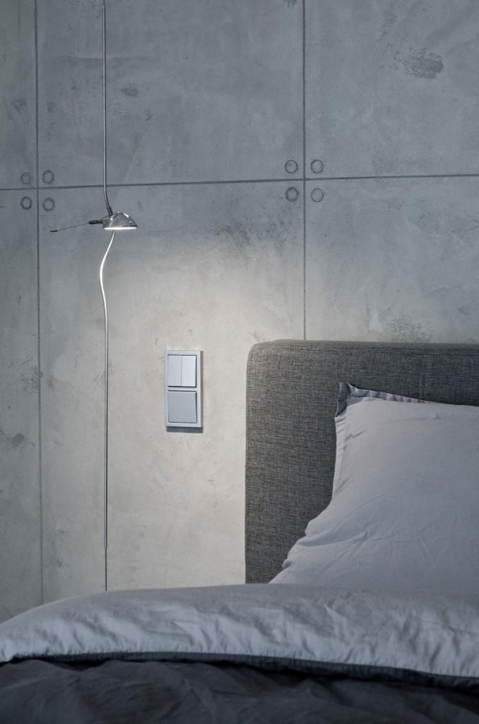 Concrete Raw Bedroom Intrerior Design - Global Apartment Interior Design Trend