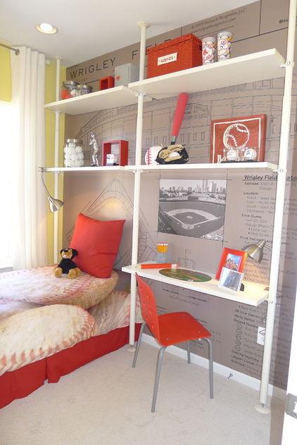Creative Bookshelves - Unique Sports Home Decor Ideas for Baseball Fans
