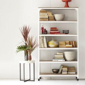 Creative White Wooden Bookshelf - What Furniture to Use to Transform Your Home Office?