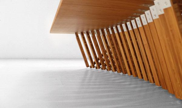 Detailed Element Table Legs - Intriguing Creative Design – A Flexible Wooden Table