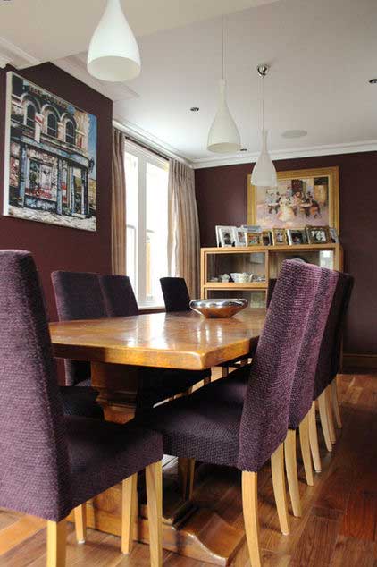 Dining Room 1 - Victorian Style House with Contemporary Interior