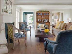 Eclectic Living Room - How a Colorful Chair can Decorate your Living Room
