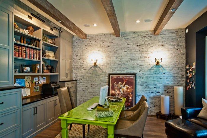 Dining Table - Green as a Decorative Accent in Home Interior Design