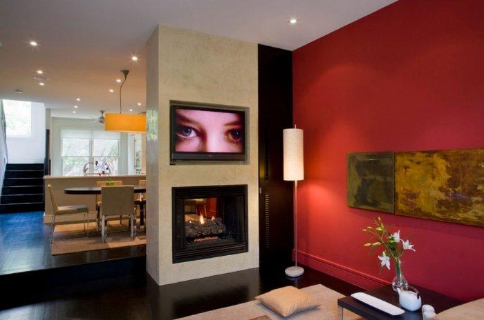 Modern Living Room - Best USA Decor Examples of Home Wall Painting Ideas
