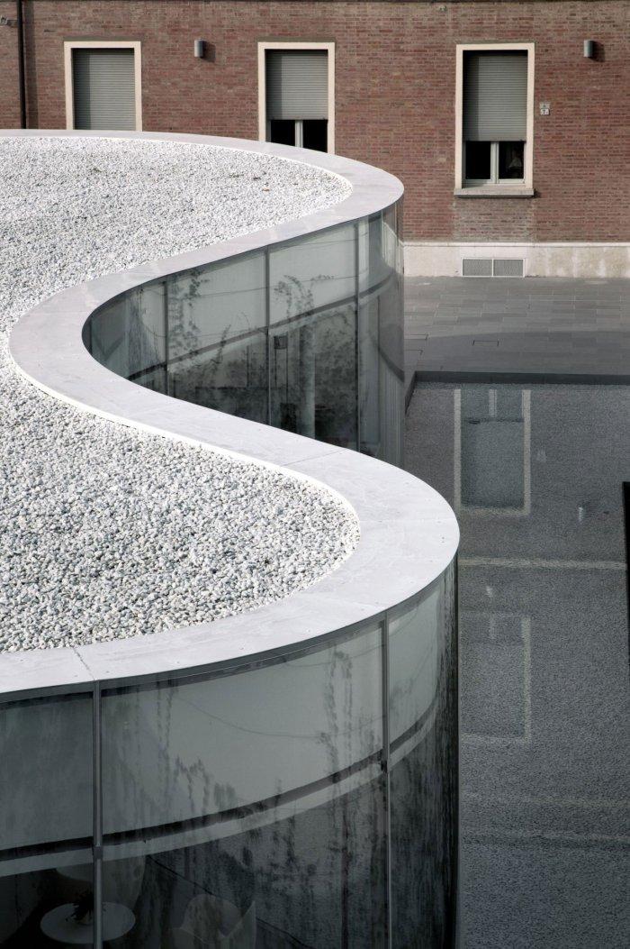 Roof Design - Maranello Library Architecture and Design in Italy