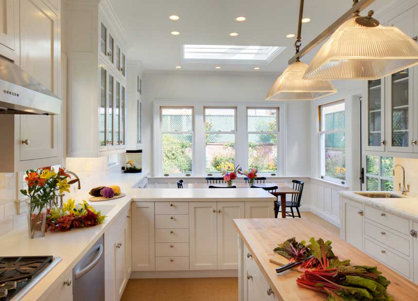 10 Examples of White Kitchen Interior Design Ideas