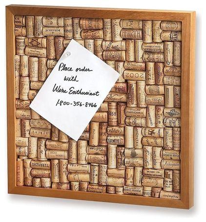 Cork board for pinning notes - 14 Fantastic Home Decorating Ideas