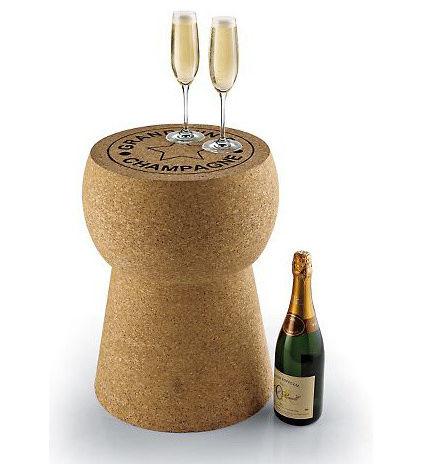 Cork champagne home table - 14 Fantastic Home Decorating Ideas