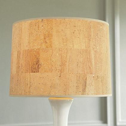 Creative cork lamp shader - 14 Fantastic Home Decorating Ideas