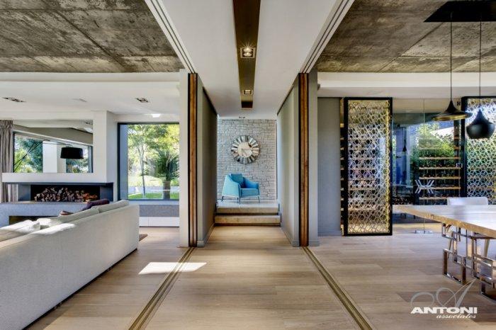 Distribution of the living areas in a luxury home - Contemporary and Luxury House Interior Design in Cape Town