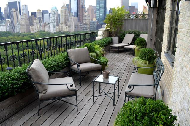 New York Apartment Veranda Furnture Ideas - Beautiful Examples of Veranda Balustrades and Rails