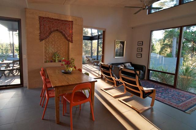 Open dining area with table and chairs - Sustainable Home Interior Design - an Exciting Review