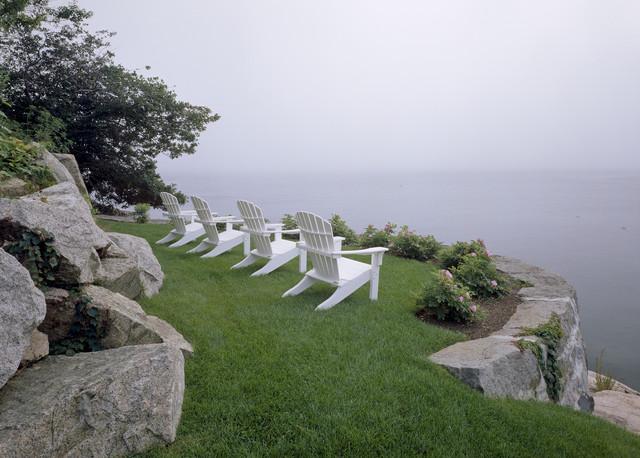 Adirondack Chair with a nice ocean panorama - the Best Summer Patio Furniture