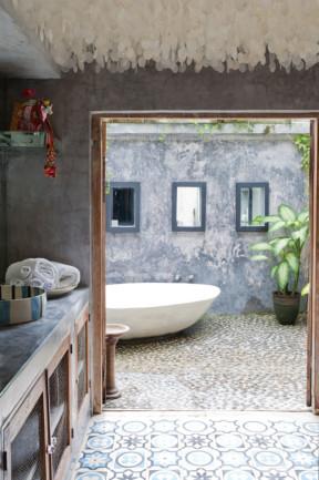 Amazing and intriguing bathroom interior design - Tropical Home Interior Design of a House in Bali