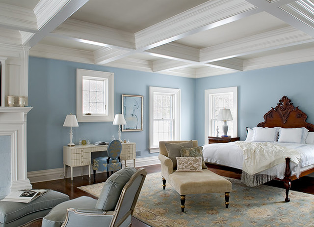 Blue and white bedroom color ideas for Healthy Sleep