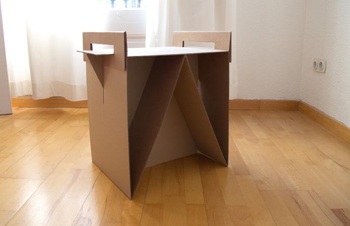 100% Recyclable Cardboard kid desk Design Ideas