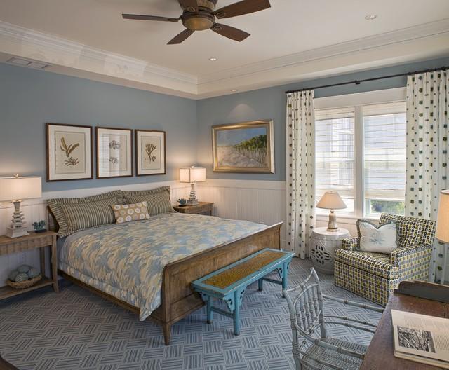Contemporary vintage bedroom interior - Color Ideas for Healthy Sleep