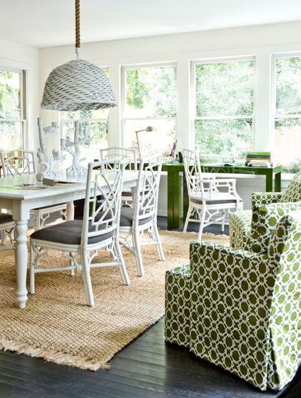 Dining room chippendale furniture Style with British Accent