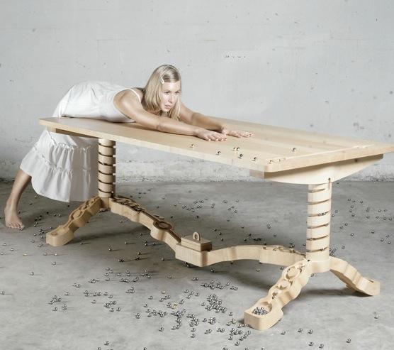 Unique and Exciting Design of a Wooden Table