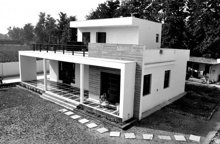 House northern facade - Chattarpur Farm House