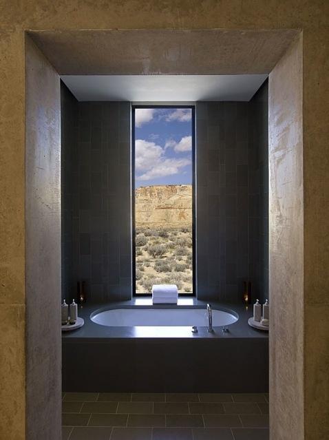 Luxury bathroom scenery through the window - Home Framed Views - Amazing Collection of Sceneries