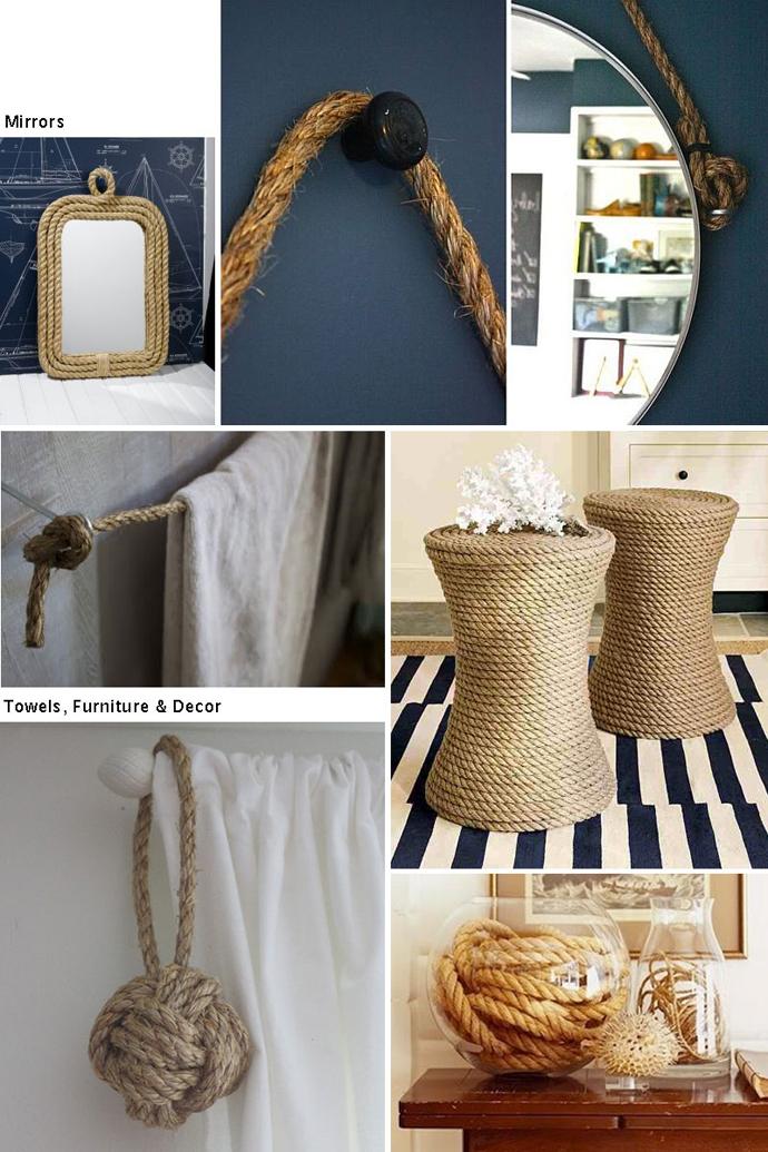 Rustic Interior Decor Ideas with Ropes