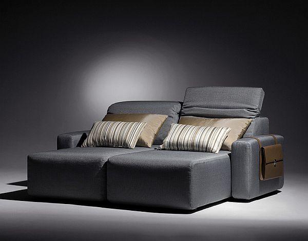 Stylish modern grey sofa - Modern home furniture collection - Alexandra