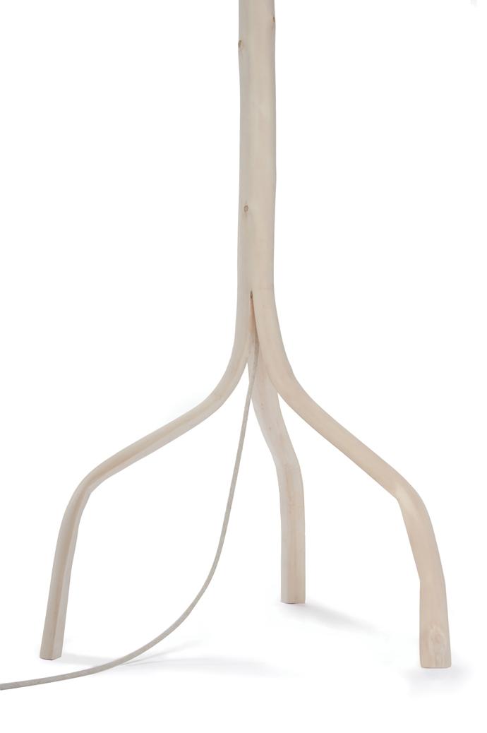 Wooden lamp legs - Eco Design: Stripped Lamp by Floris Wubben Studio
