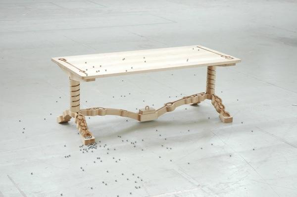 Unique and Exciting Creative Design of a Wooden Table by Nathan Wierink and Tineke Beunders