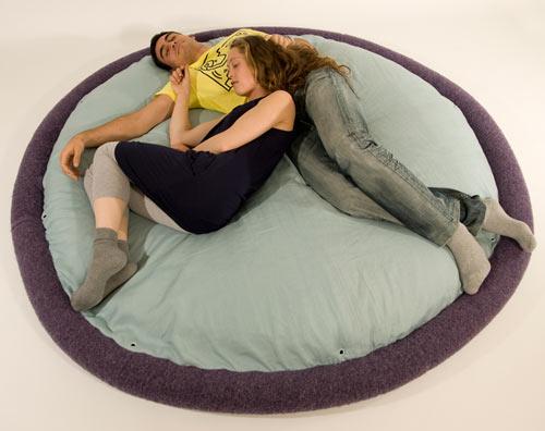 Comfortable soft floor bed - Exciting and Creative Sitting Furniture Design Examples