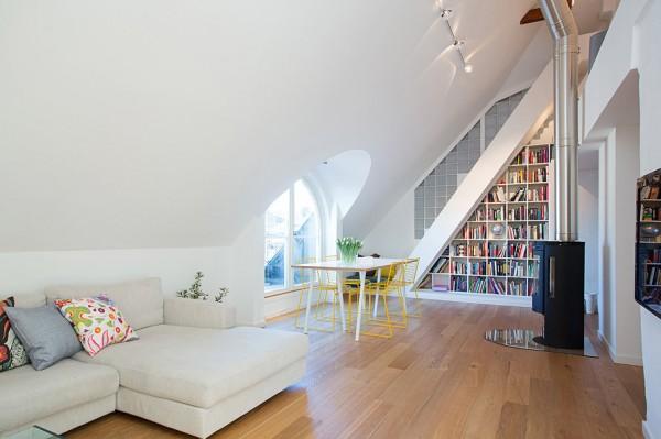 Contemporary Interior Design Solutions incorporated in a loft apartment
