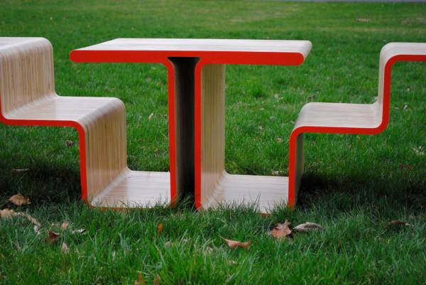 Creative public park bench design - Twofold Bench Design by After Architecture - A Home/Street Seat