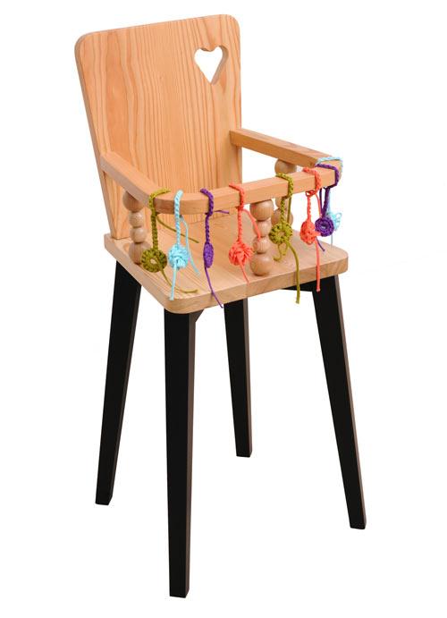 Creative wooden baby chair design - Cvetnoetno Furniture Collection