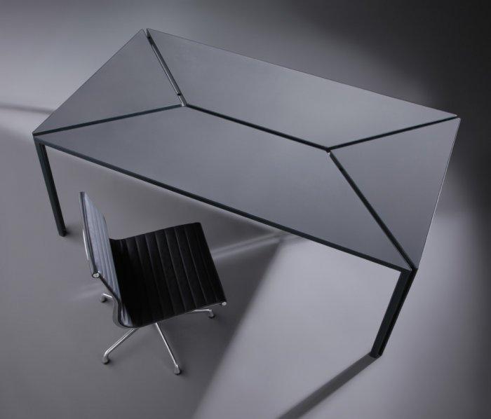 Minimalist Office Furniture Design - The Segment Table by Box Clever