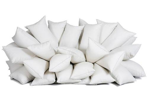 Soft pile of white pillows - Exciting and Creative Sitting Furniture Design Examples
